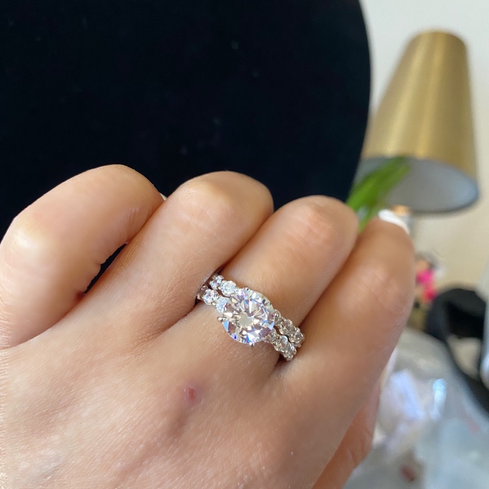 Princess cut ring - Picture 2 of 2